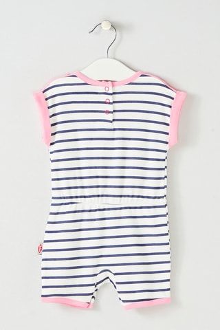 Playsuit - Wit en blauw