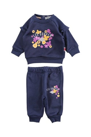 Sweater en Joggingbroek  - Blauw, geel en roze