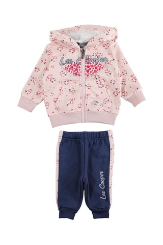 Sweater en Joggingbroek  - Blauw, roze en rood