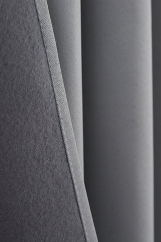 Rideau occultant thermique - Gris - 140 x 260 cm