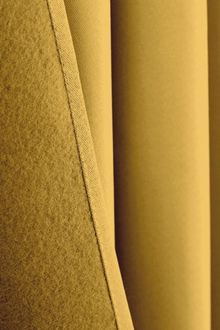 Rideau occultant thermique - Jaune - 140 x 260 cm