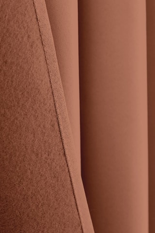 Rideau occultant thermique - Terracotta - 140 x 260 cm