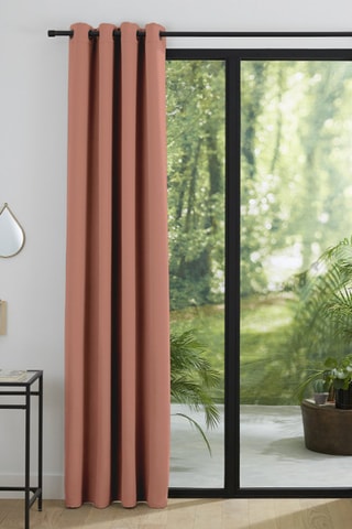 Rideau occultant - Rose boisé - 140 x 260 cm