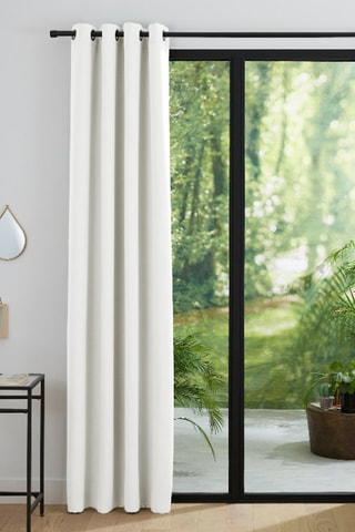 Rideau occultant - Blanc - 140 x 260 cm