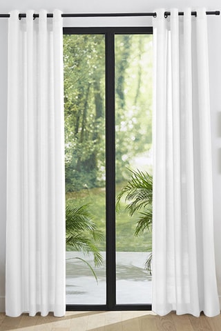 Rideau Moonlight - Blanc - 140 x 260 cm