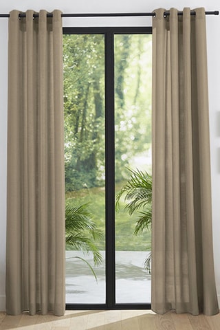Rideau Moonlight - Taupe - 140 x 260 cm