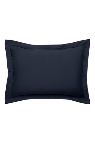 Taie d'oreiller en satin de coton 120 fils/cm² Prestige - Bleu nuit