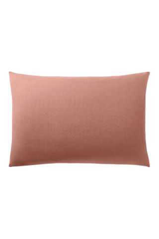Taie d'oreiller en coton 57 fils/cm² - Vieux rose