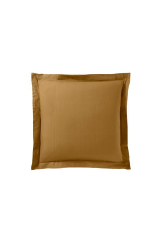 Taie d'oreiller en coton 57 fils/cm² - Caramel