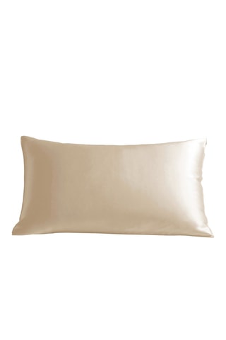 Taie d'oreiller en soie - Beige