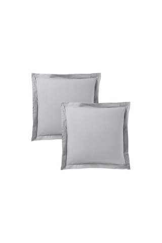 Taie d'oreiller en coton 57 fils/cm² - Gris clair