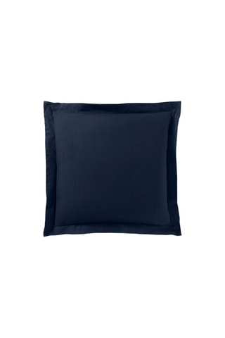 Taie d'oreiller en coton 57 fils/cm² - Bleu nuit