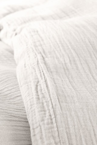 Parure de couette en gaze de coton 57 fils/cm² - Blanc