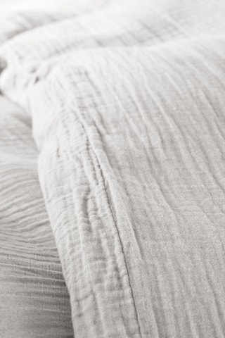 Parure de couette en gaze de coton 57 fils/cm² - Perle