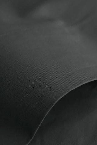 Drap plat en coton 57 fils/cm² - Noir