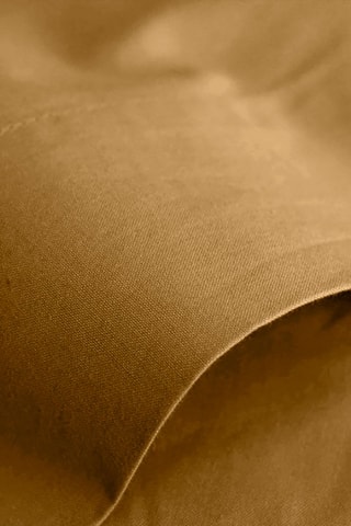 Drap plat en coton 57 fils/cm² - Caramel