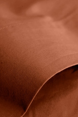 Drap plat en coton 57 fils/cm² - Paprika