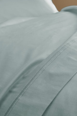 Drap plat en satin de coton 120 fils/cm² Prestige - Céladon