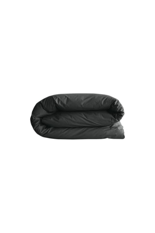 Housse de couette en coton 57 fils/cm² - Noir