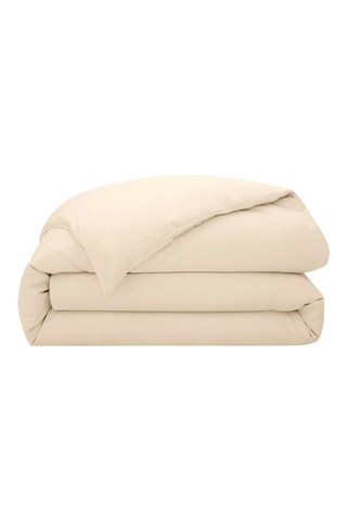 Housse de couette en satin de coton 120 fils/cm² Prestige - Crème