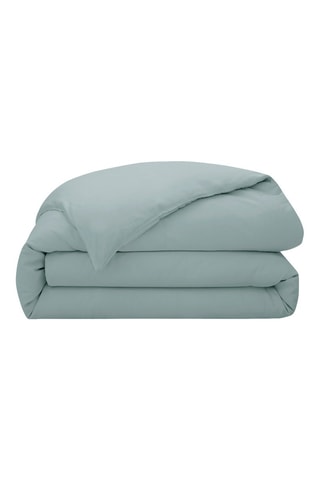 Housse de couette en satin de coton 120 fils/cm² Prestige - Céladon