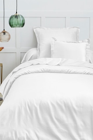 Housse de couette en coton 57 fils/cm² - Blanc