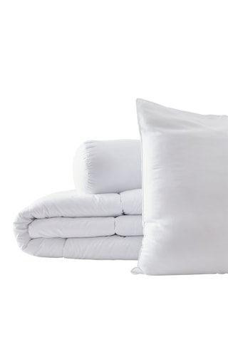 Couette + Oreiller 60 x 60 + Polochon 90 Gamme  "Douceur" Traité Anti Acarien Soft & Care