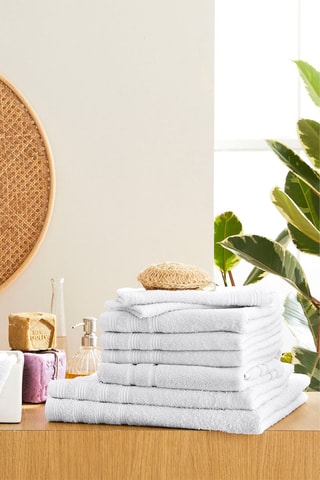 Ensemble de bain - 10 pièces - Blanc