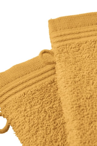 2 gants de toilette Spa Jaune
