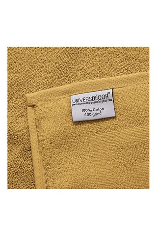 Serviette de toilette - Jaune - 50 x 100 cm