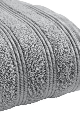 Serviette de toilette - Gris clair - 50 x 100 cm