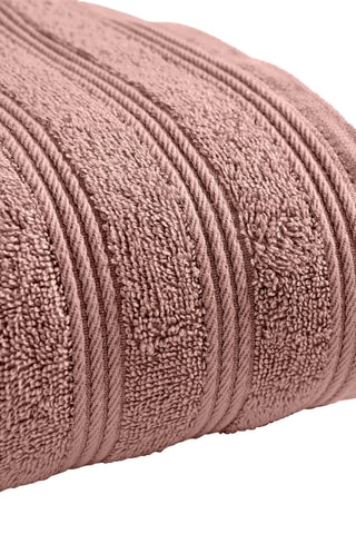 Serviette de toilette - Vieux rose - 50 x 100 cm