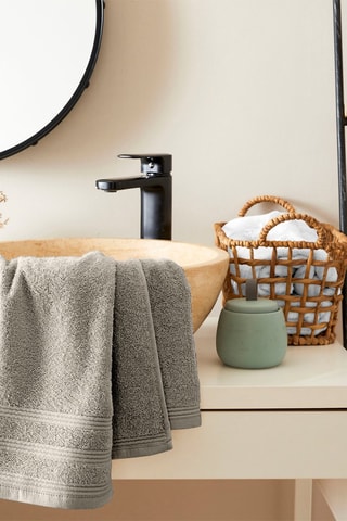 Serviette de toilette - Beige - 50 x 100 cm