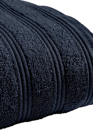 Serviette de toilette - Bleu marine - 50 x 100 cm