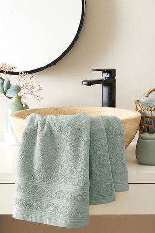 Serviette de toilette Céladon - 50 x 100 cm