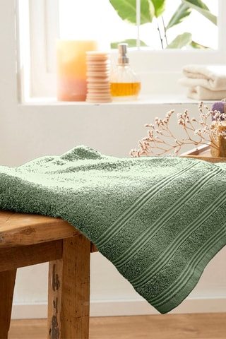 Drap de douche - Vert - 70 x 140 cm