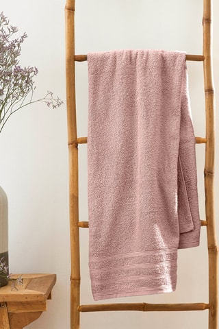 Drap de bain - Vieux rose - 90 x 150 cm