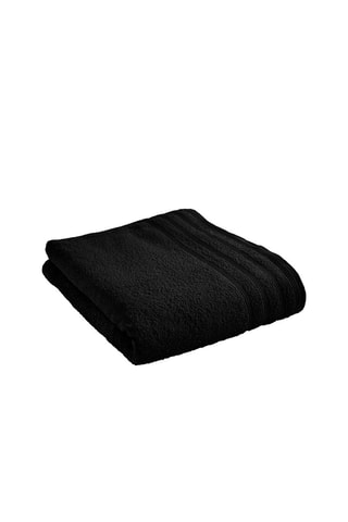 Drap de douche - Noir - 70 x 140 cm