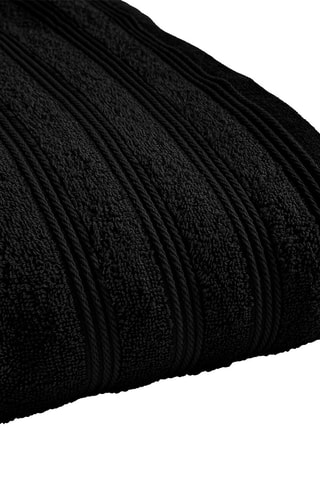 Drap de douche - Noir - 70 x 140 cm