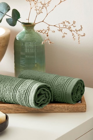 Serviette invité - Vert