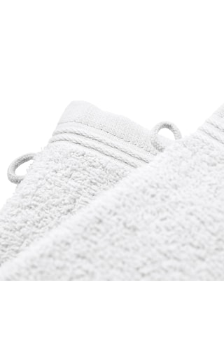 2 gants de toilette Spa - Blanc