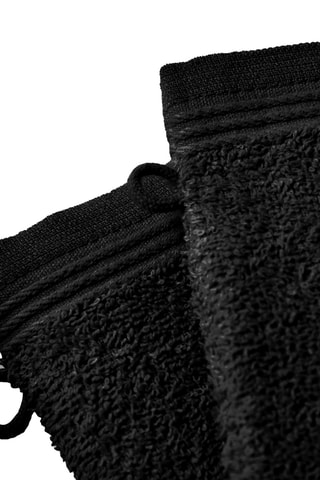 2 gants de toilette Spa - Noir