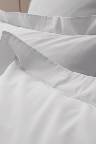 Taie d'oreiller en percale de coton 80 fils/cm² Julian - Perle