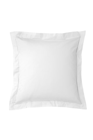 Taie d'oreiller en percale de coton 80 fils/cm² Julian - Neige