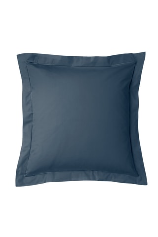 Taie d'oreiller en coton 80 fils/cm² Julian - Bleu