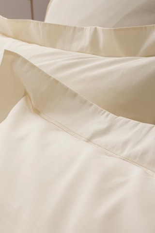 Taie d'oreiller en coton 80 fils/cm² Julian - Ivoire