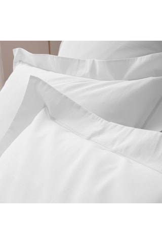 Taie d'oreiller en percale de coton 80 fils/cm² Julian - Neige