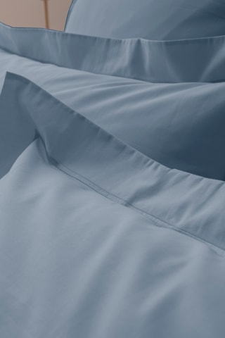 Taie d'oreiller en coton 80 fils/cm² Julian - Bleu