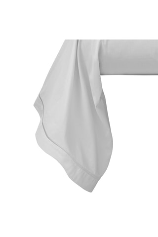 Taie de traversin en percale de coton 80 fils/cm² Julian - Perle