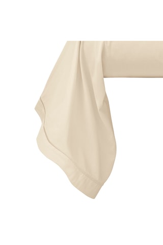 Taie de traversin en coton 80 fils/cm² Julian - Ivoire